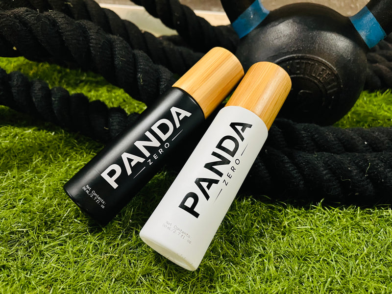 Panda Zero Aluminum Free Body Deodorant Spray 2 Pack, Black + White, 2 x 80 ml